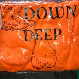 Hat and shirt combo Boots down balls deep mens shirt and fitted hat